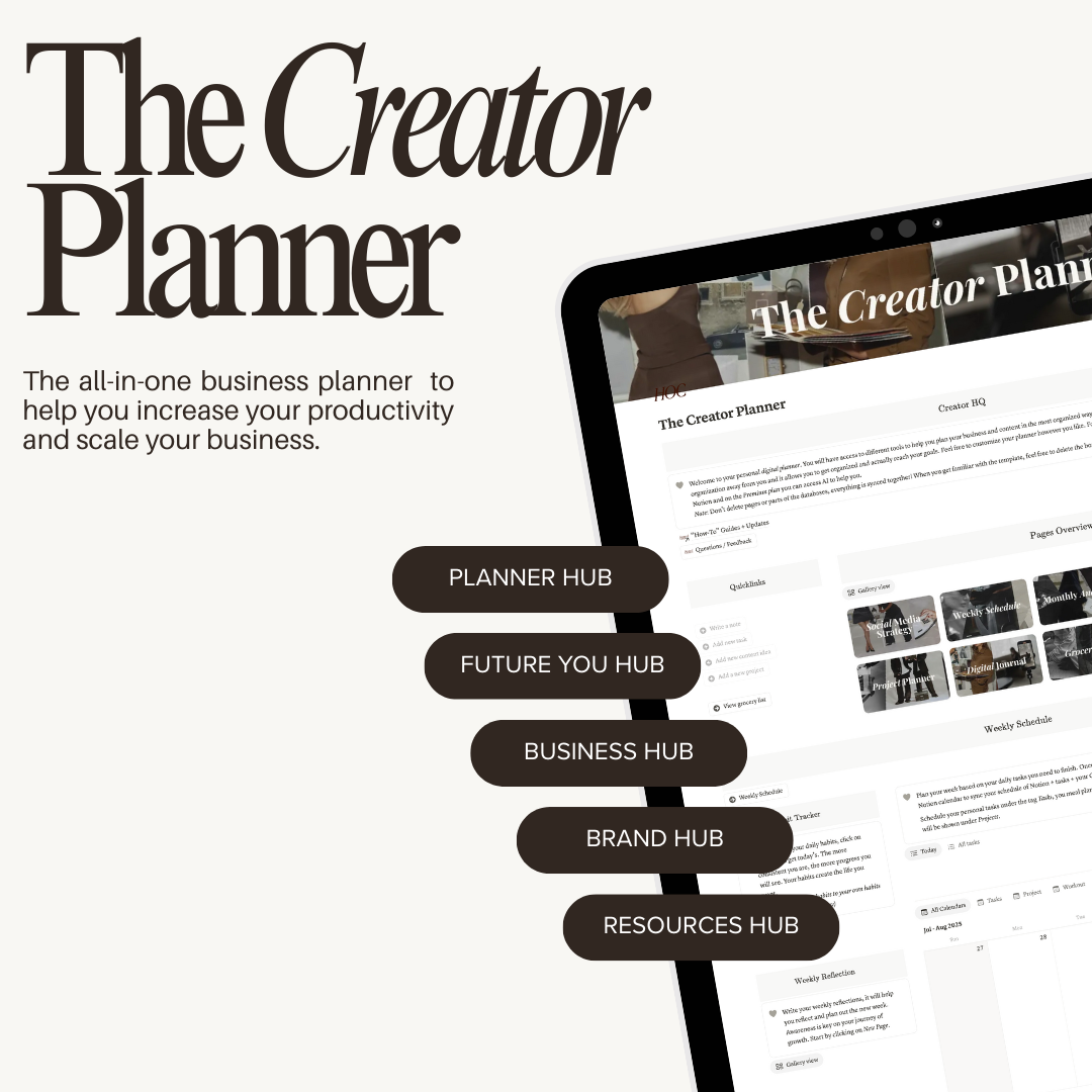 The Creator Planner